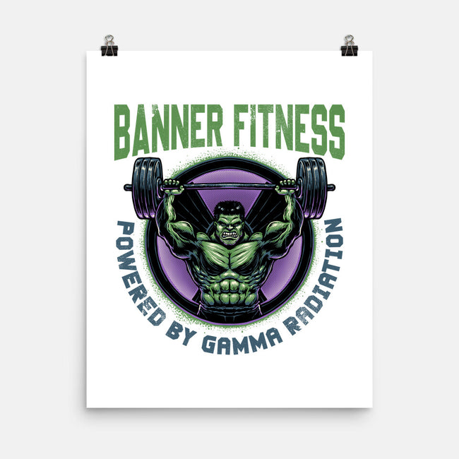 Gamma Radiation Fitness-None-Matte-Poster-glitchygorilla