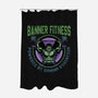 Gamma Radiation Fitness-None-Polyester-Shower Curtain-glitchygorilla
