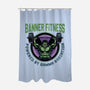 Gamma Radiation Fitness-None-Polyester-Shower Curtain-glitchygorilla