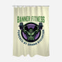 Gamma Radiation Fitness-None-Polyester-Shower Curtain-glitchygorilla