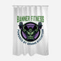 Gamma Radiation Fitness-None-Polyester-Shower Curtain-glitchygorilla