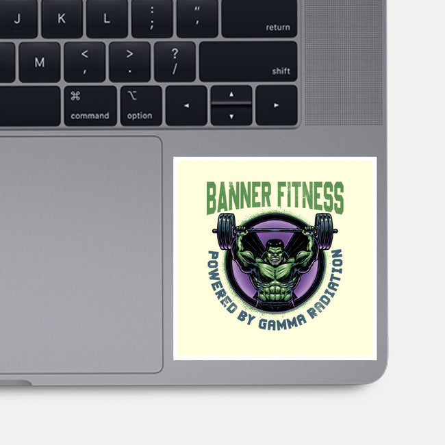 Gamma Radiation Fitness-None-Glossy-Sticker-glitchygorilla