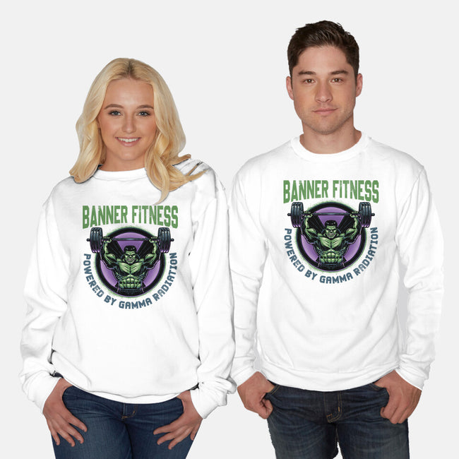 Gamma Radiation Fitness-Unisex-Crew Neck-Sweatshirt-glitchygorilla