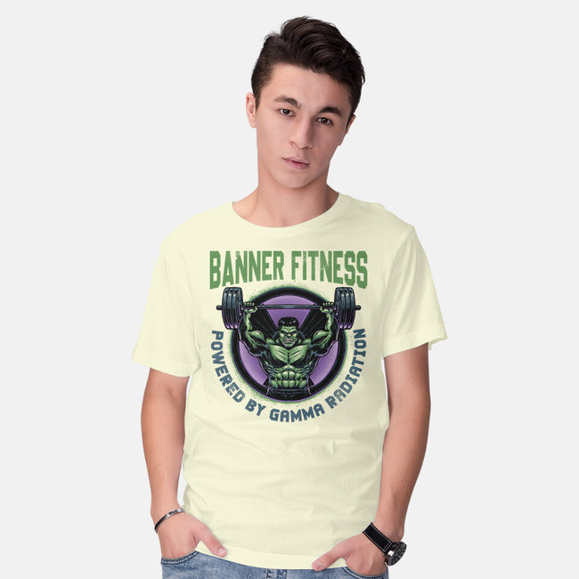 Gamma Radiation Fitness-Mens-Basic-Tee-glitchygorilla
