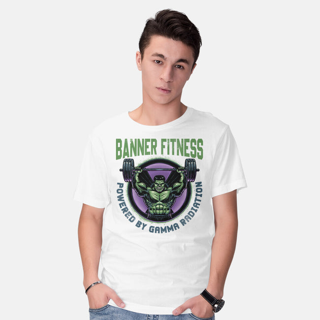 Gamma Radiation Fitness-Mens-Basic-Tee-glitchygorilla