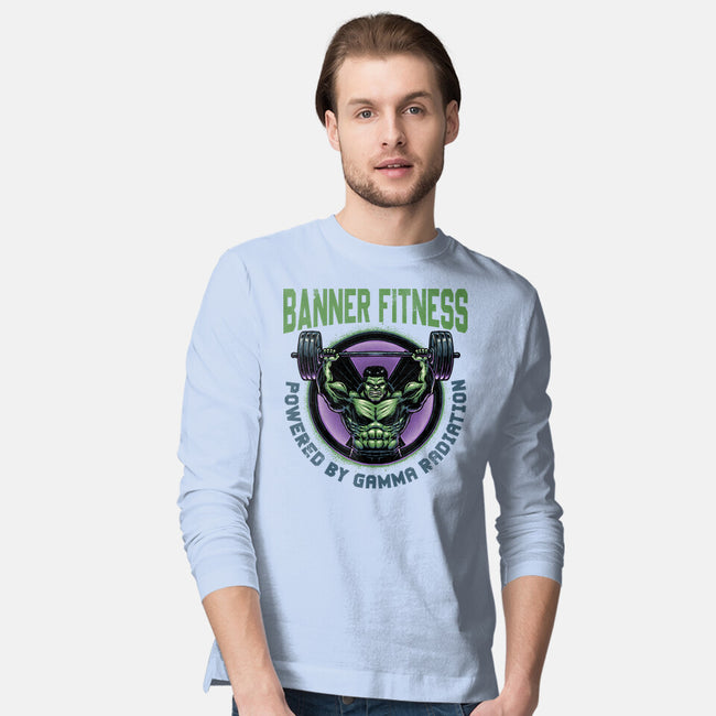 Gamma Radiation Fitness-Mens-Long Sleeved-Tee-glitchygorilla