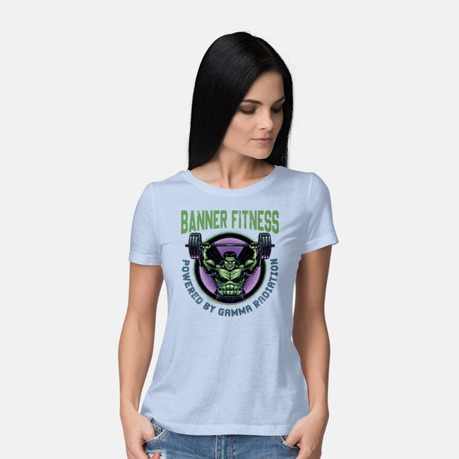 Gamma Radiation Fitness-Womens-Basic-Tee-glitchygorilla