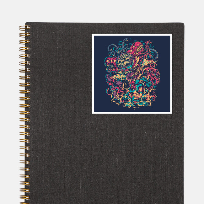 Becoming The Monster-None-Glossy-Sticker-Estudio Horta