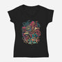 Becoming The Monster-Womens-V-Neck-Tee-Estudio Horta