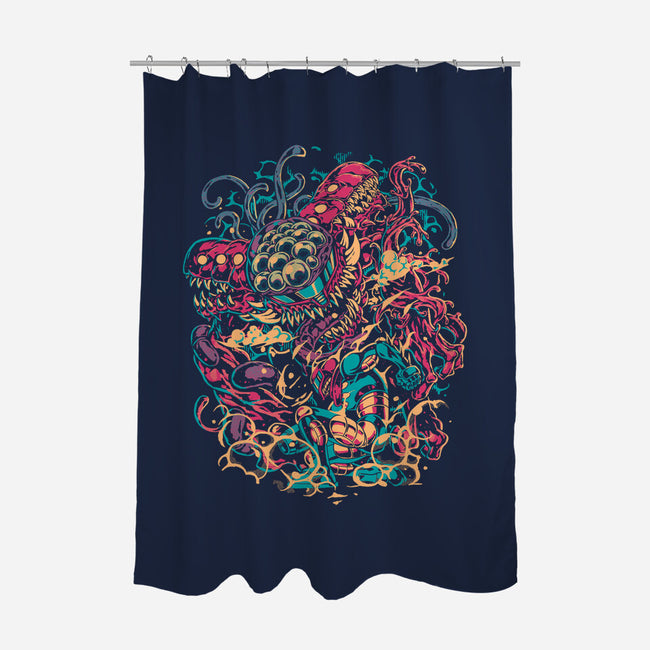 Becoming The Monster-None-Polyester-Shower Curtain-Estudio Horta
