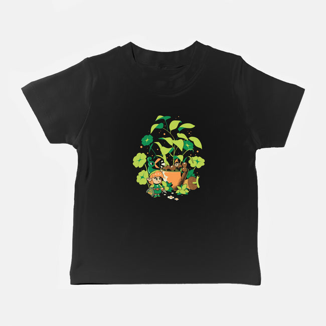 The Little Garden-Baby-Basic-Tee-ilustrata