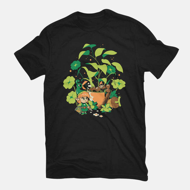 The Little Garden-Womens-Basic-Tee-ilustrata