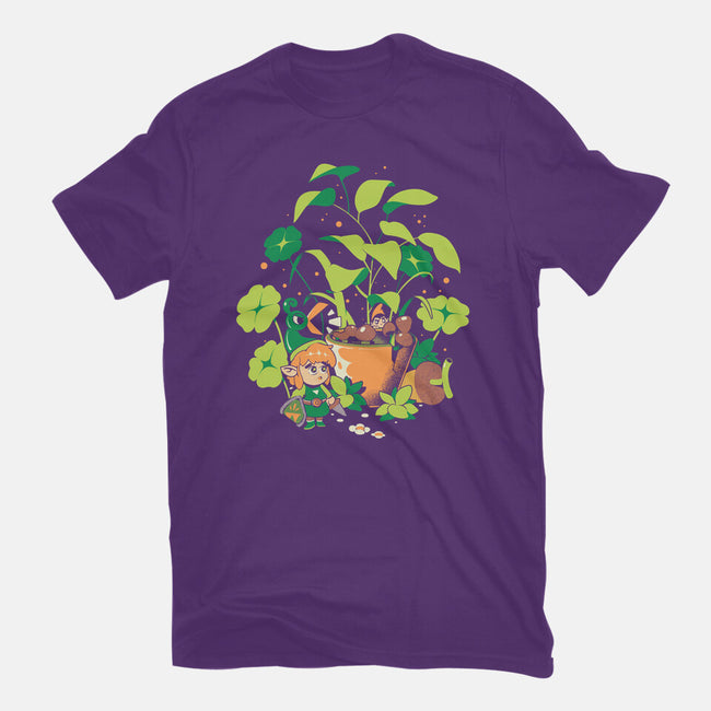 The Little Garden-Womens-Basic-Tee-ilustrata