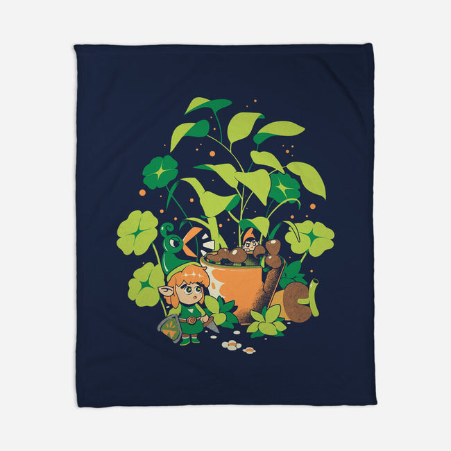 The Little Garden-None-Fleece-Blanket-ilustrata