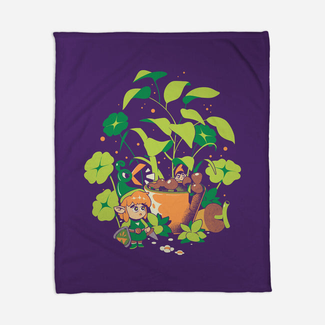 The Little Garden-None-Fleece-Blanket-ilustrata