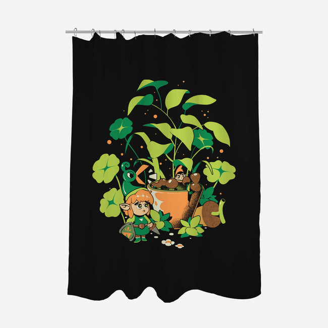 The Little Garden-None-Polyester-Shower Curtain-ilustrata