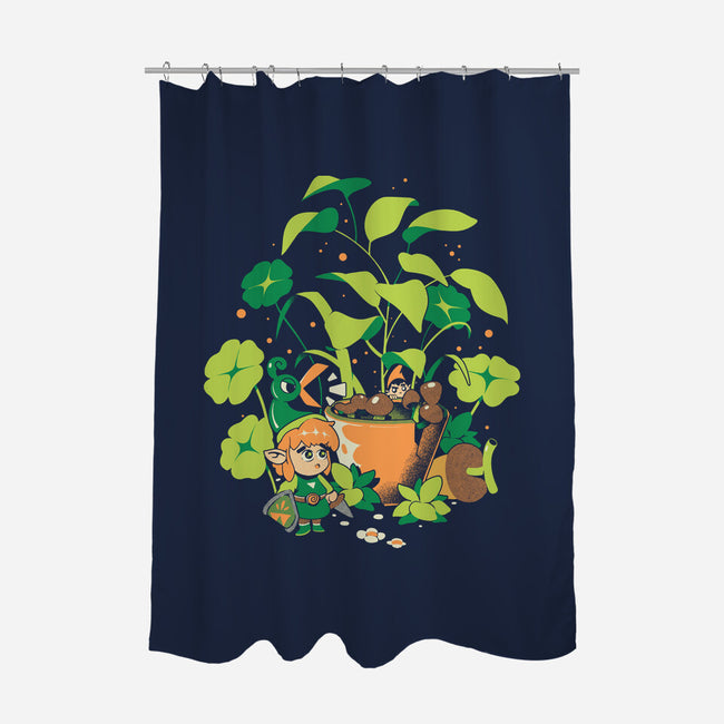 The Little Garden-None-Polyester-Shower Curtain-ilustrata