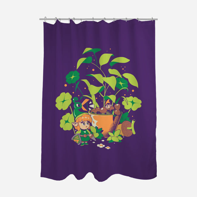The Little Garden-None-Polyester-Shower Curtain-ilustrata