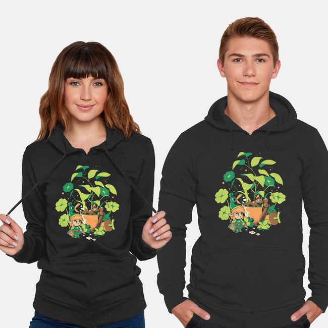 The Little Garden-Unisex-Pullover-Sweatshirt-ilustrata