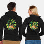 The Little Garden-Unisex-Zip-Up-Sweatshirt-ilustrata