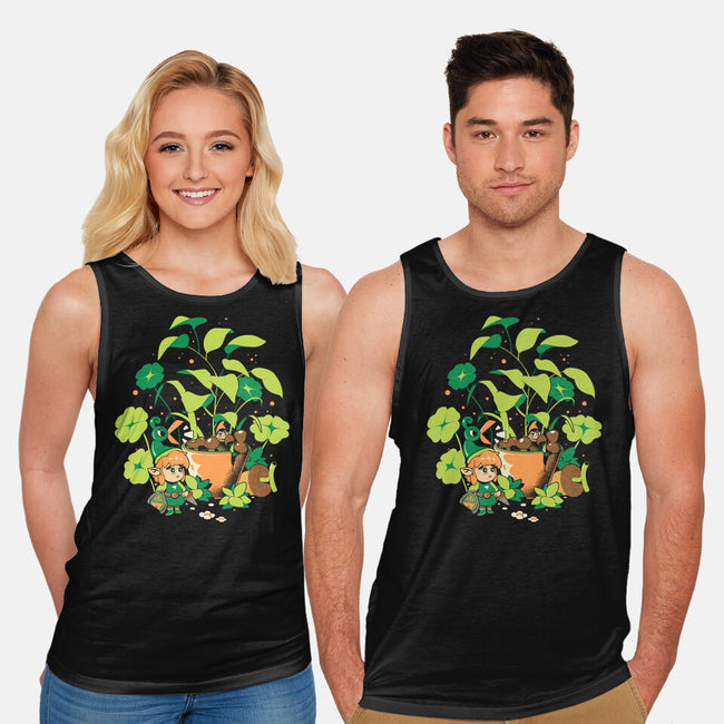 The Little Garden-Unisex-Basic-Tank-ilustrata