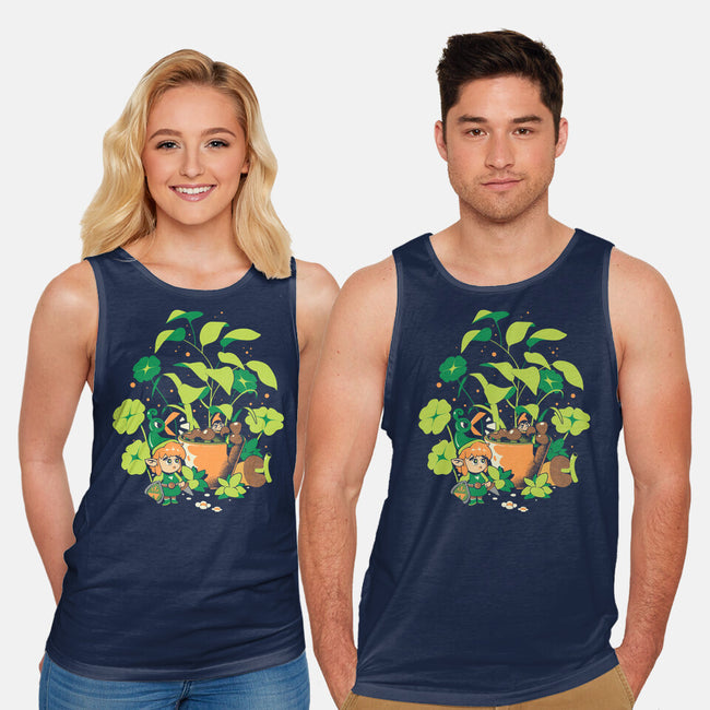 The Little Garden-Unisex-Basic-Tank-ilustrata