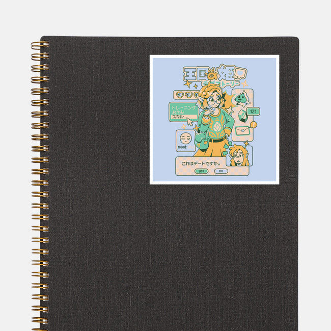 Princess Love Story-None-Glossy-Sticker-ilustrata