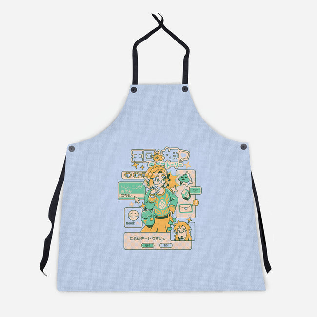 Princess Love Story-Unisex-Kitchen-Apron-ilustrata