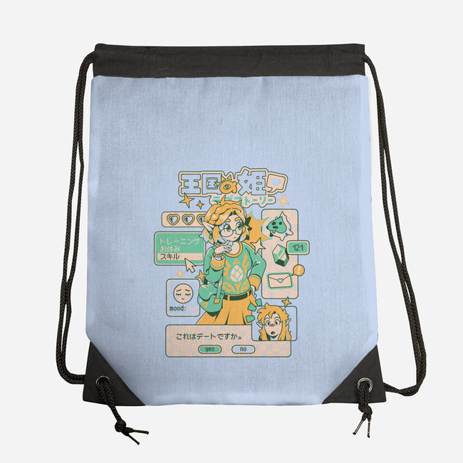 Princess Love Story-None-Drawstring-Bag-ilustrata