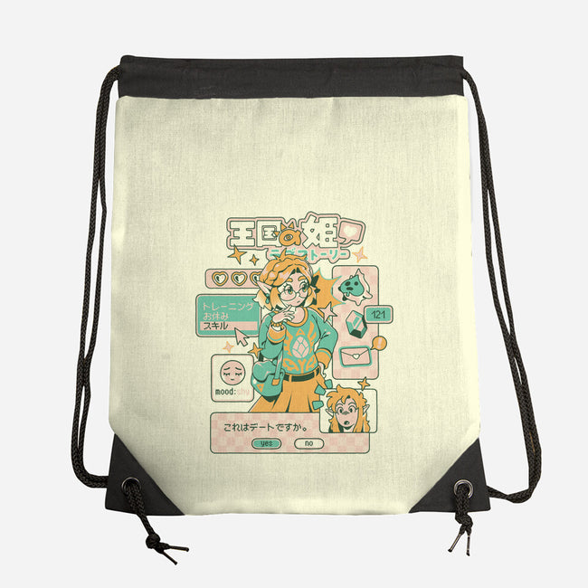 Princess Love Story-None-Drawstring-Bag-ilustrata