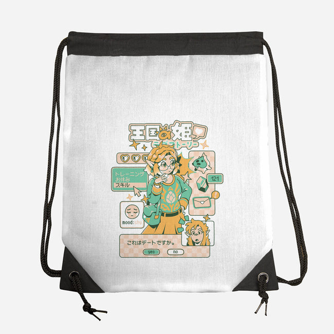 Princess Love Story-None-Drawstring-Bag-ilustrata