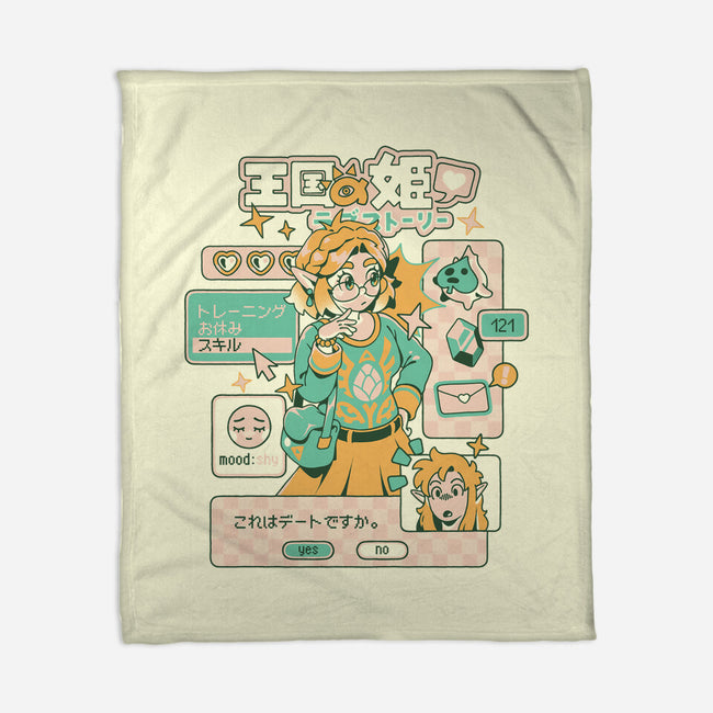Princess Love Story-None-Fleece-Blanket-ilustrata
