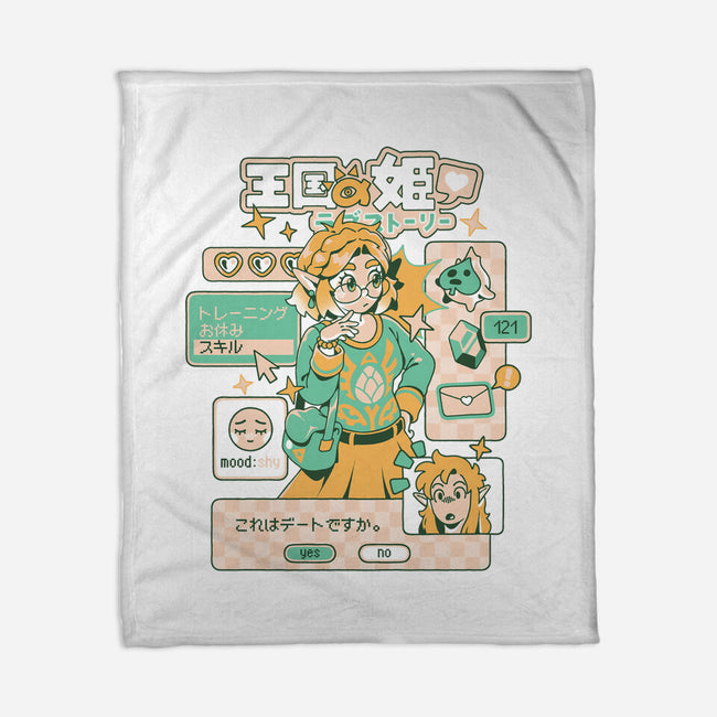 Princess Love Story-None-Fleece-Blanket-ilustrata