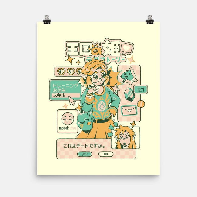 Princess Love Story-None-Matte-Poster-ilustrata