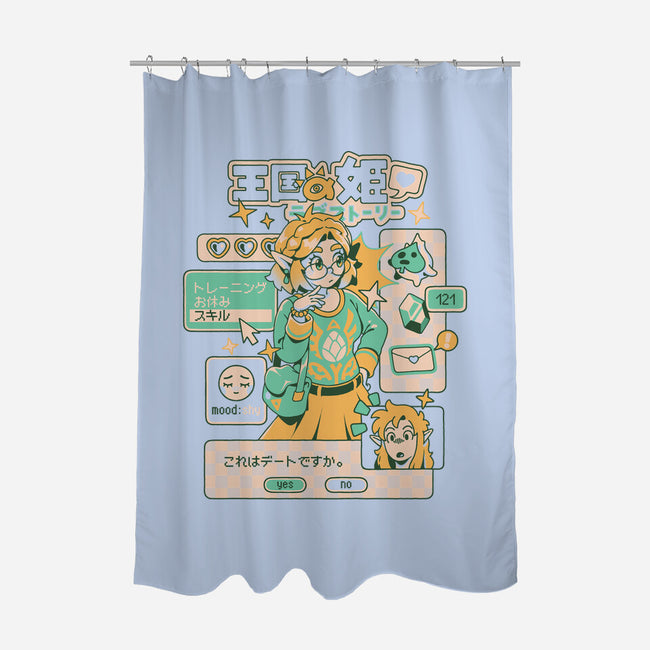 Princess Love Story-None-Polyester-Shower Curtain-ilustrata