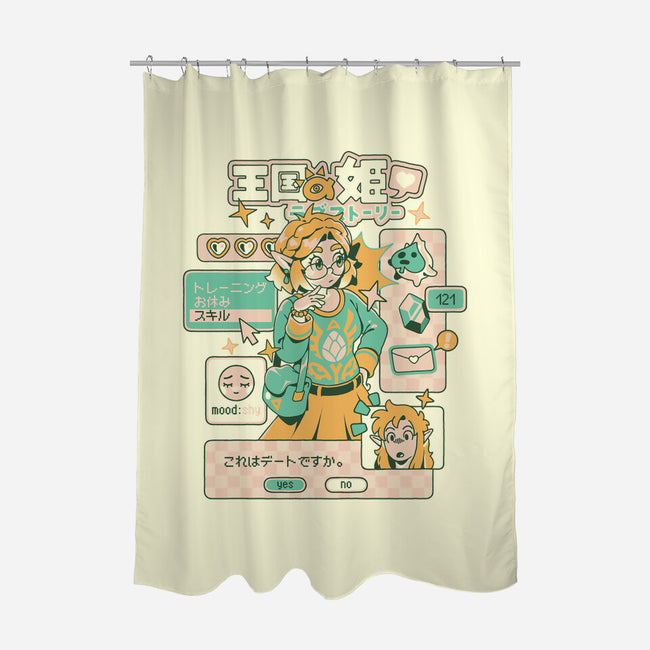 Princess Love Story-None-Polyester-Shower Curtain-ilustrata