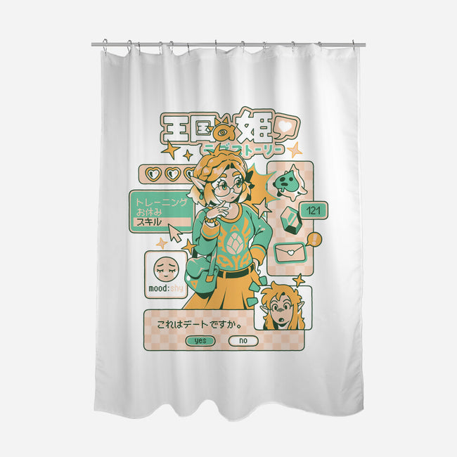 Princess Love Story-None-Polyester-Shower Curtain-ilustrata