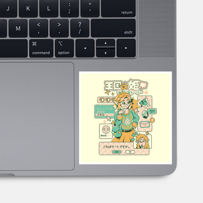 Princess Love Story-None-Glossy-Sticker-ilustrata