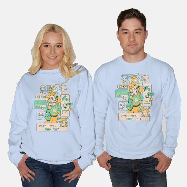 Princess Love Story-Unisex-Crew Neck-Sweatshirt-ilustrata