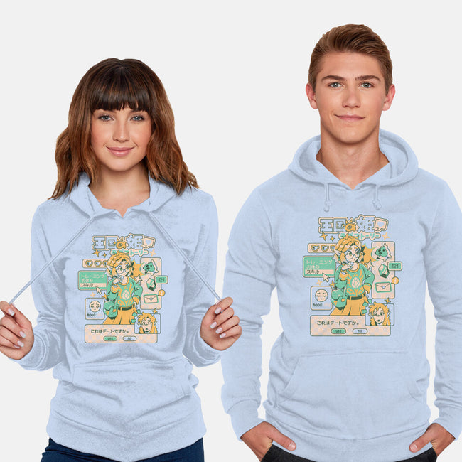 Princess Love Story-Unisex-Pullover-Sweatshirt-ilustrata