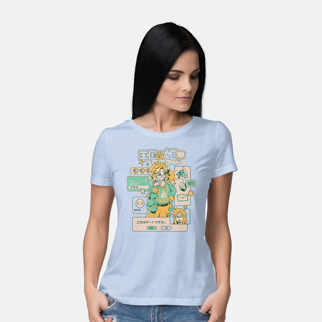Princess Love Story-Womens-Basic-Tee-ilustrata
