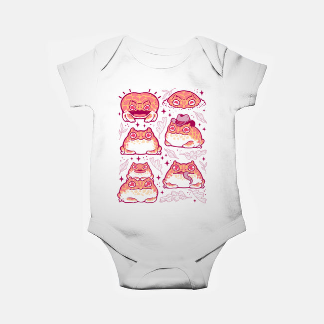 Cute Pacman Frog-Baby-Basic-Onesie-xMorfina