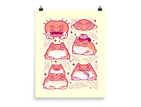 Cute Pacman Frog