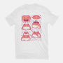 Cute Pacman Frog-Womens-Fitted-Tee-xMorfina