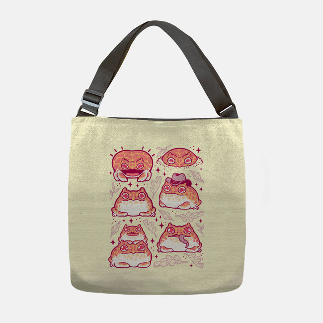 Cute Pacman Frog-None-Adjustable Tote-Bag-xMorfina