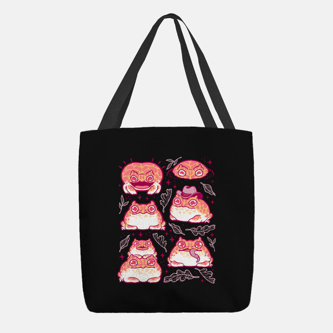 Cute Pacman Frog-None-Basic Tote-Bag-xMorfina