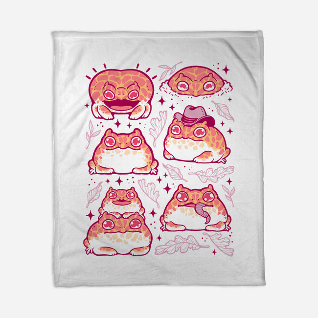 Cute Pacman Frog-None-Fleece-Blanket-xMorfina