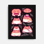 Cute Pacman Frog-None-Stretched-Canvas-xMorfina