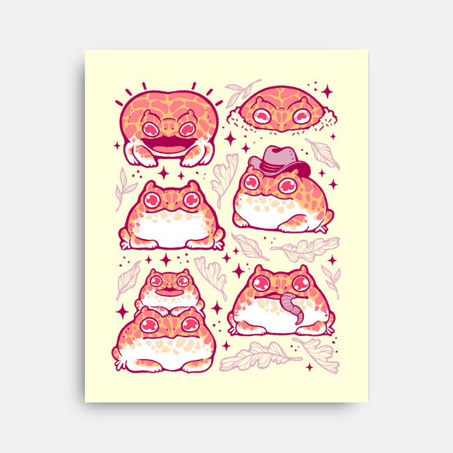 Cute Pacman Frog-None-Stretched-Canvas-xMorfina
