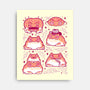 Cute Pacman Frog-None-Stretched-Canvas-xMorfina